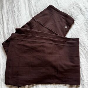 lululemon brown flare leggings